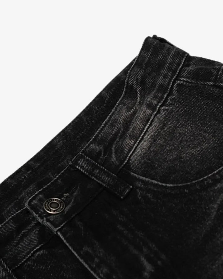 "OPAL" Black Baggy Pants