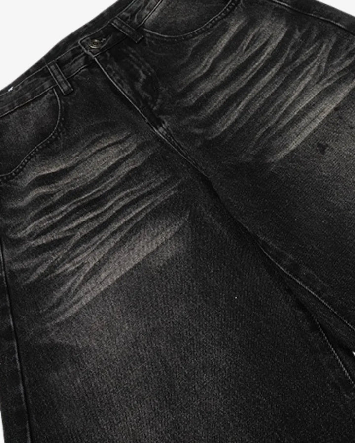 "OPAL" Black Baggy Pants