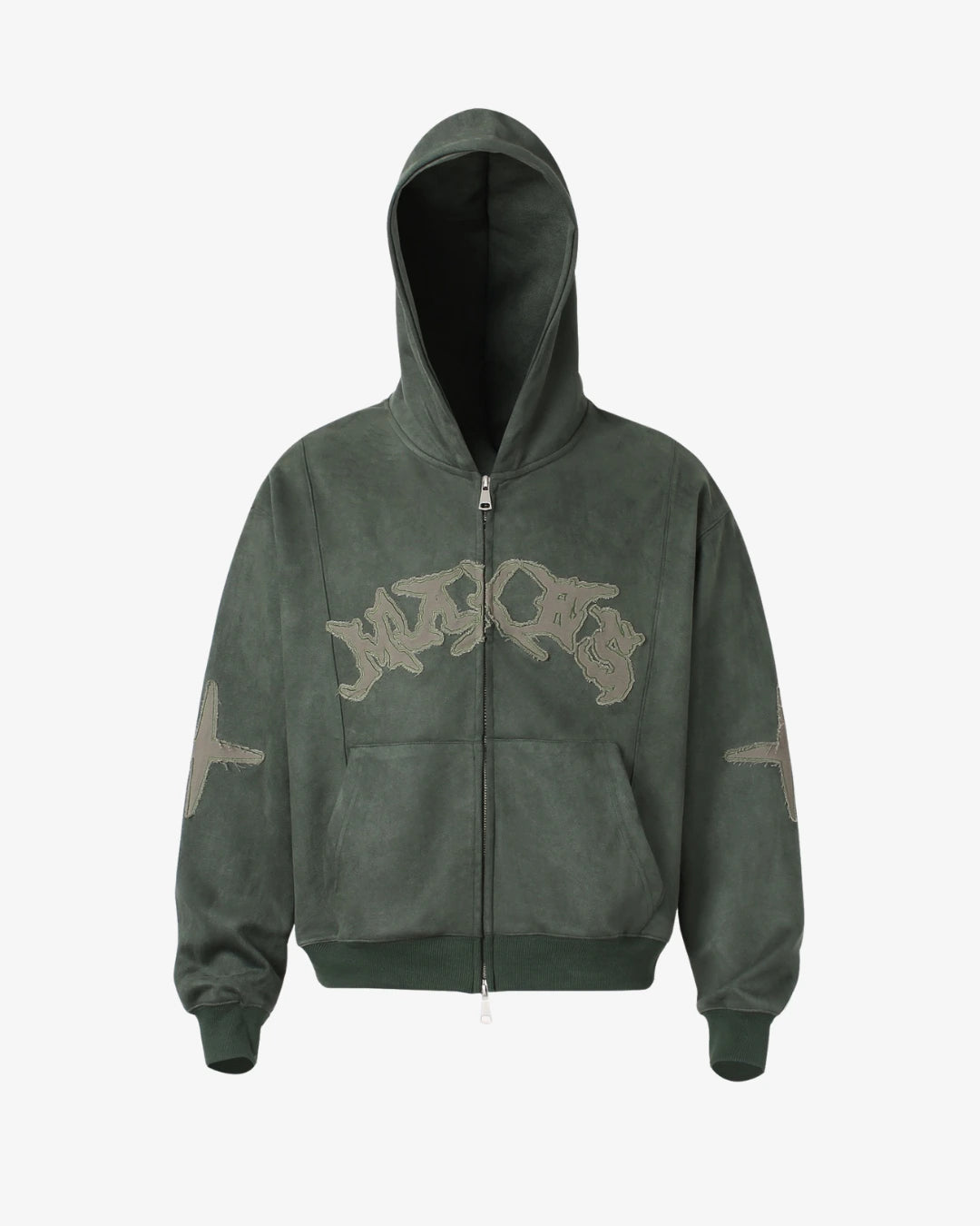"FADER" Embroided Zip-Up