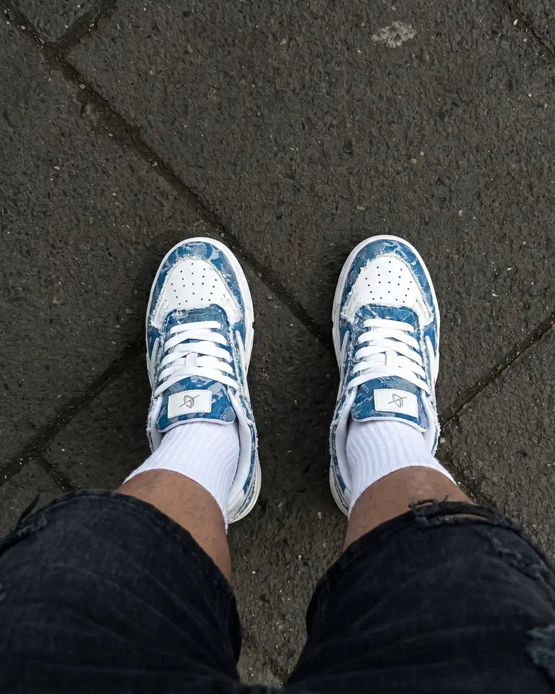 "AIRLINE" Sky Blue Sneakers