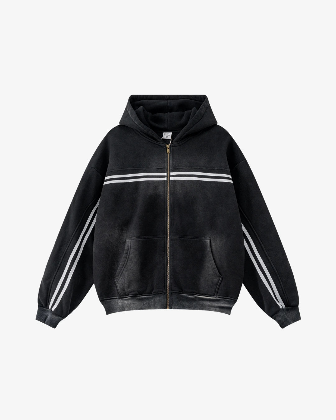 "LYRAL" Striped Zip-Up