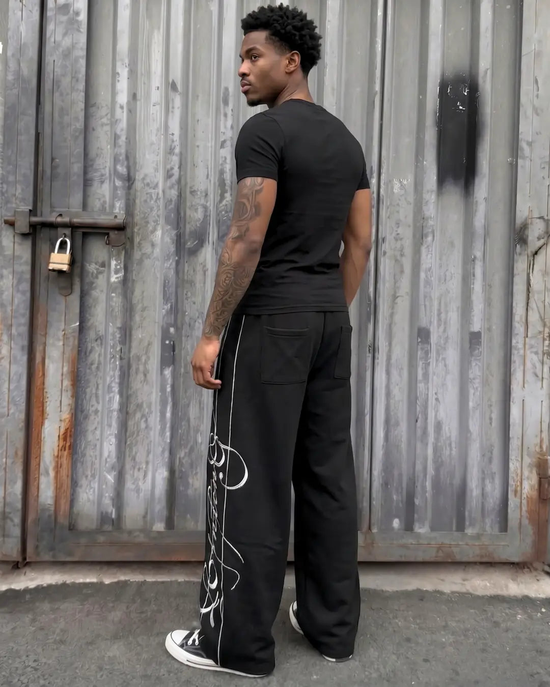 "ROYALTY" Embroidered Sweatpants