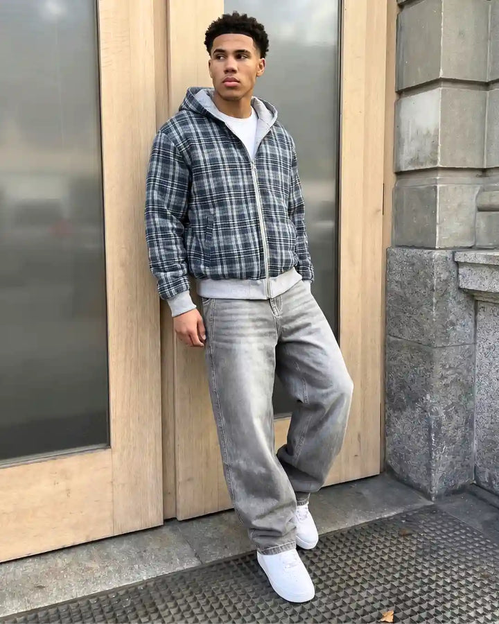 "REVERSE" Zip-Up