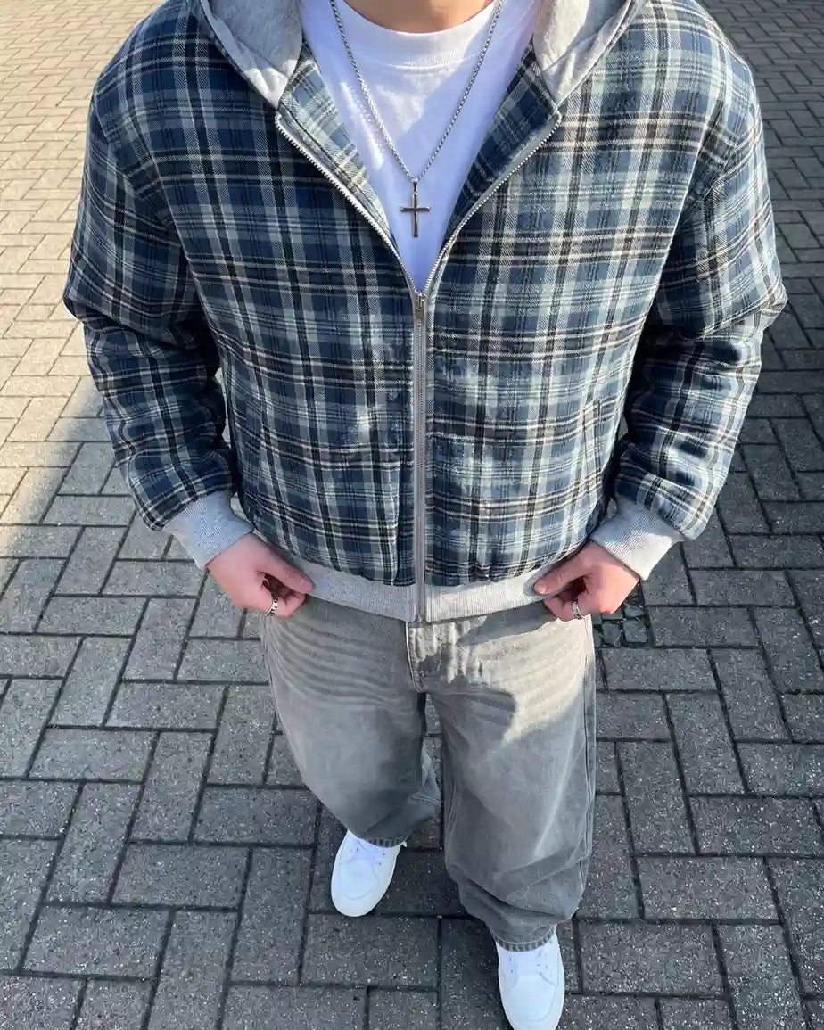 "REVERSE" Zip-Up