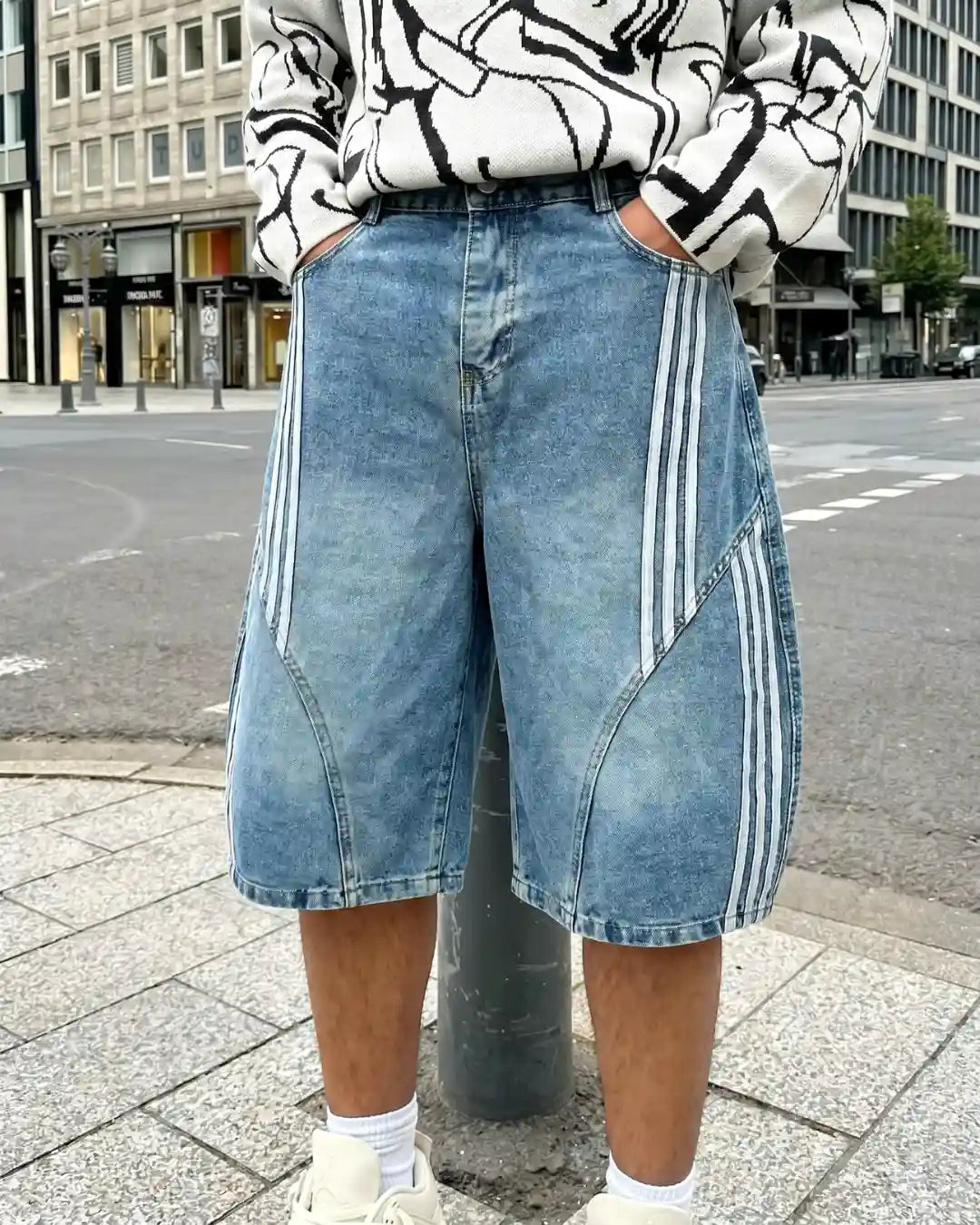 "KASUAL" Denim Jorts