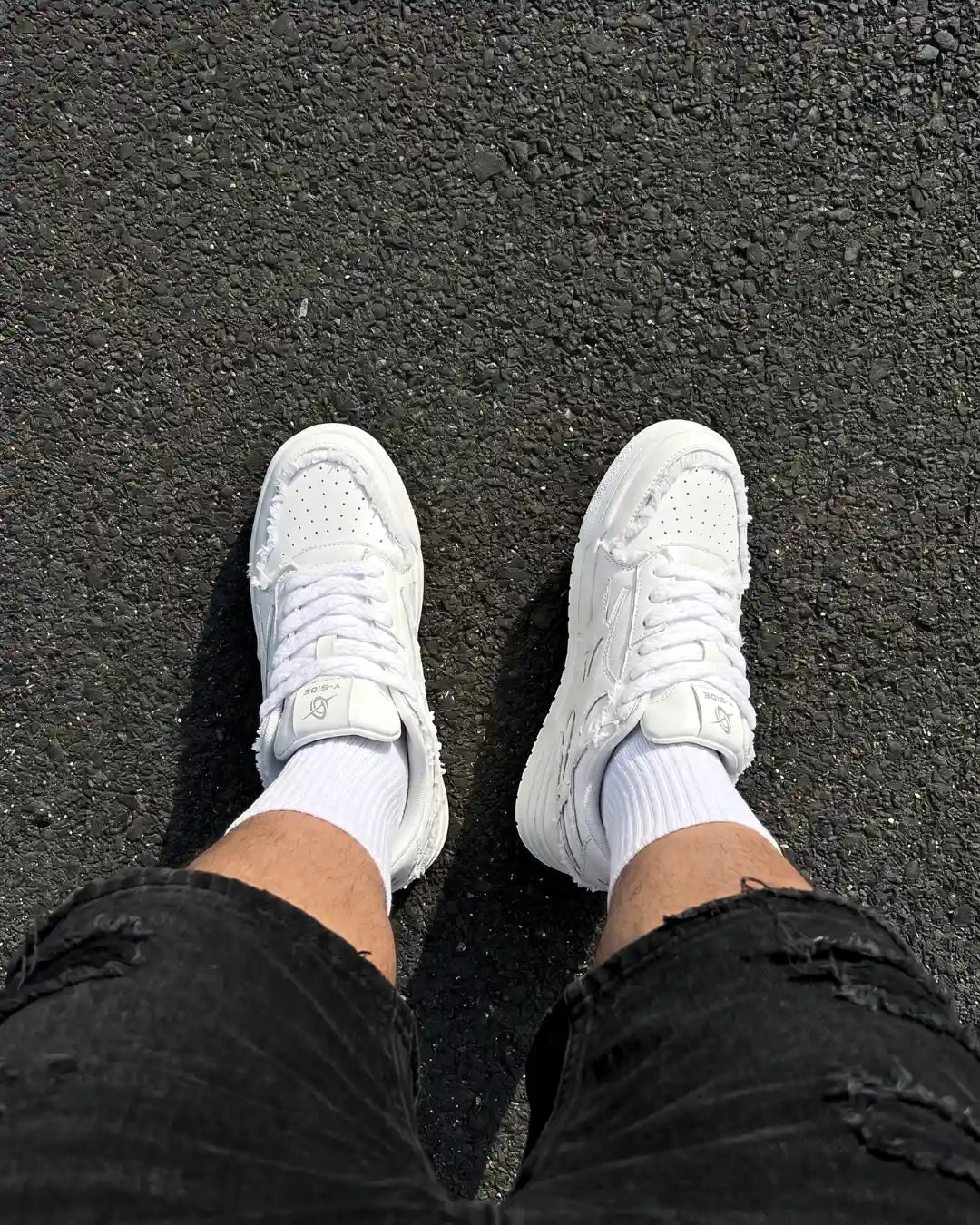 "AIRLINE" Cloud White Sneakers