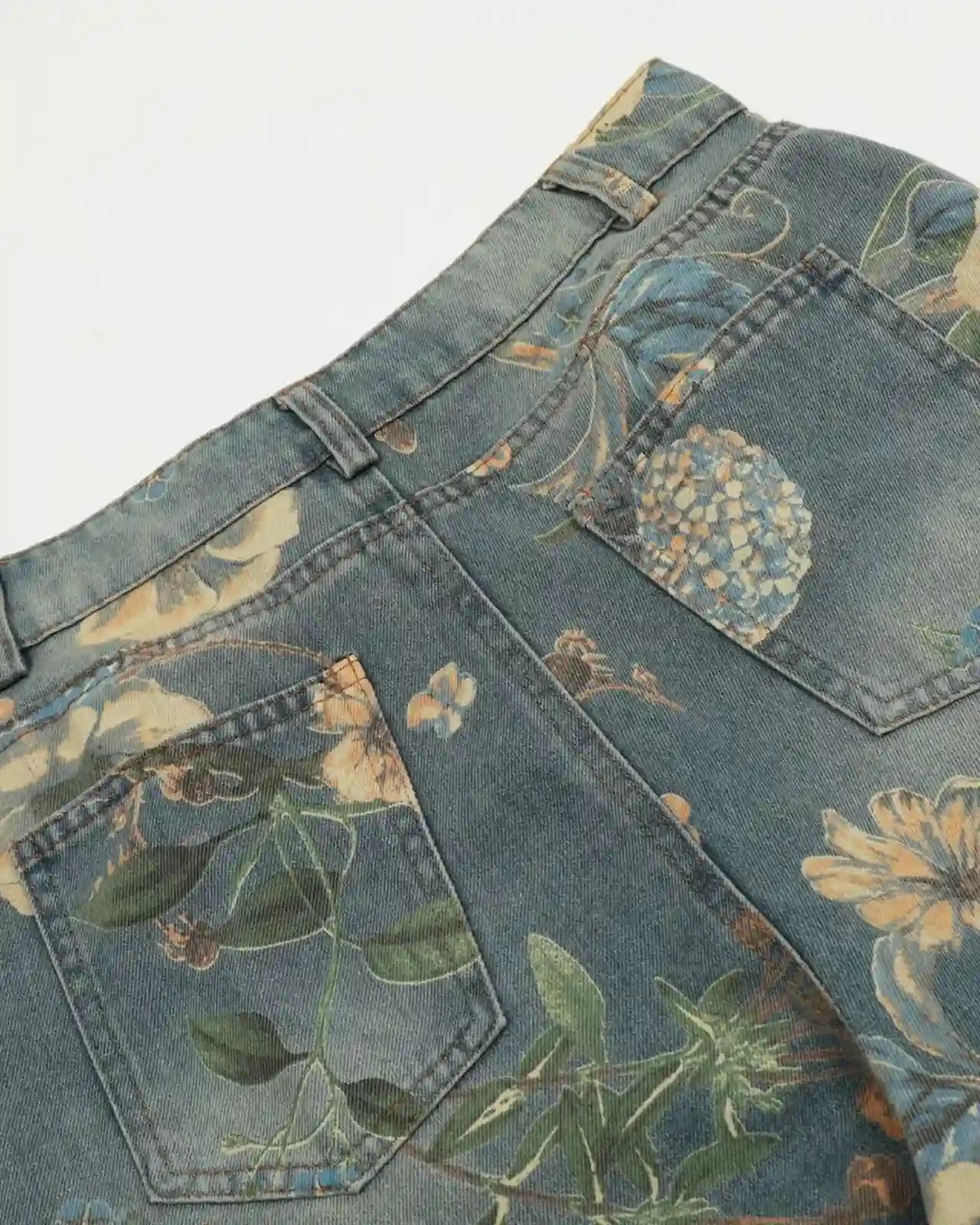 "FLORAL" Graphic Pants